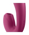 SATISFYER - APPLICATION SUNRAY STIMULATEUR ET VIBRATEUR ROUGE