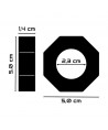 BAGUE RÉSISTANTE SUPER FLEXIBLE POWERING 5CM PR10 NOIR