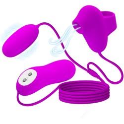 PRETTY LOVE SUCTION VIBRO-BULLETS