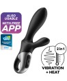 SATISFYER - APPLICATION HEAT CLIMAX+ VIBRATEUR ANAL NOIR