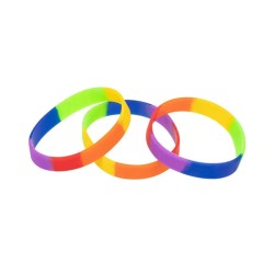 PRIDE - BRACELET EN SILICONE DRAPEAU LGBT