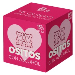OURS GUMMY AVEC ALCOOL - GIN FRAISE