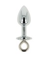 PLUG ANAL EN MÉTAL OHMAMA FETISH AVEC ANNEAU