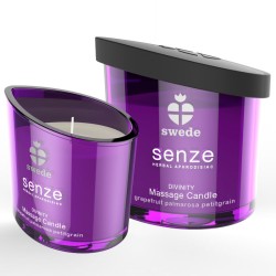 BOUGIE DE MASSAGE SWEEDE SENZE DIVINITY - PAMPLEMOUSSE, PALMAROSA, PETITGRAIN