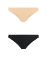 BYE BRA PACK 2 BRASILEÑAS NEGRAS Y BEIGE