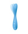 SATISFYER - APPLICATION MULTI VIBRATEUR G-SPOT FLEX 4+ BLEU