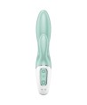 SATISFYER - AIR PUMP BUNNY 5+ APPLICATION GONFLABLE LAPIN VIBRATEUR VERT