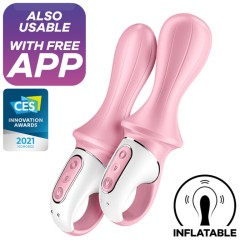 VIBRATEUR ANAL GONFLABLE SATISFYER AIR PUMP BOOTY 5+ - ROSE