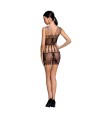 PASSION - FEMME BS090 BODYSTOCKING NOIR TAILLE UNIQUE