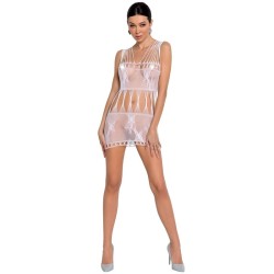 PASSION - FEMME BS090 BODYSTOCKING BLANC TAILLE UNIQUE