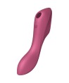 SATISFYER - STIMULATEUR ET VIBRATEUR CURVY TRINITY 3 ROUGE