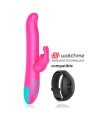 HAPPY LOKY - PLUTO LAPIN VIBRATEUR ET ROTATEUR WATCHME TECHNOLOGIE SANS FIL COMPATIBLE