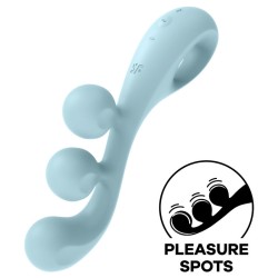 SATISFYER TRI BALL 2 MULTI VIBRATEUR - BLEU