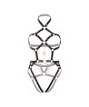 LEG AVENUE KINK - HARNAIS TEDDY LEG AVENUE KINK HEART TAILLE M - NOIR