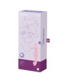 SATISFYER TRIPLE OH HYBRID VIBRATION - ROSE