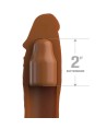 FANTASY X- TENSIONS - POCHETTE PIPEDREAMS 20,32 CM + 5,00 CM INCH PLUG CARAMEL