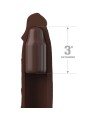 FANTASY X- TENSIONS - PIPEDREAMS SLEEVE 22,86 CM + 7,62 CM PLUG BROWN