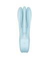 SATISFYER - VIBRATEUR THREESOME 1 BLEU