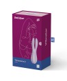 SATISFYER - VIBRATEUR THREESOME 2 NOIR