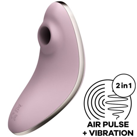 SATISFYER VULVA LOVER 1 STIMULATEUR D''AIR ET VIBRATEUR - VIOLET