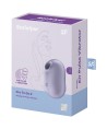 SATISFYER PRO TO GO 2 DOUBLE AIR PULSE STIMULATOR VIBRATOR - VIOLET