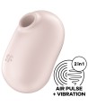 SATISFYER PRO TO GO 2 DOUBLE AIR PULSE STIMULATOR VIBRATOR - VIOLET