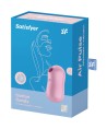 SATISFYER - COTTON CANDY ESTIMULADOR Y VIBRADOR LILA