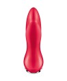 SATISFYER - ROTATOR PLUG 1+ PLUG VIBRADOR APP ROJO