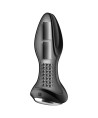 SATISFYER - ROTATOR PLUG 2+ PLUG VIBRADOR APP NEGRO