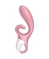 SATISFYER HUG ME RABBIT VIBRATOR APP - PINK