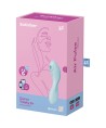 SATISFYER CURVY TRINITY 5 ESTIMULADOR Y VIBRADOR APP - AZUL