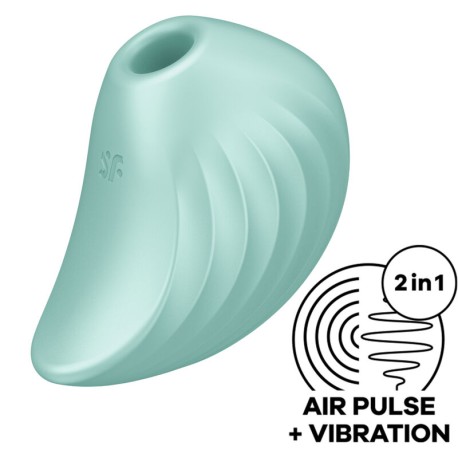 STIMULATEUR ET VIBRATEUR SATISFYER PEARL DIVER - VERT