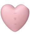 SATISFYER - CUTIE HEART ESTIMULADOR Y VIBRADOR AZUL