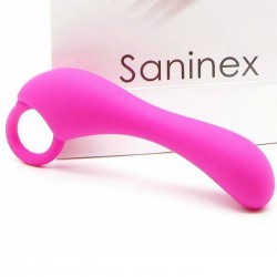 STIMULATEUR SANINEX DUPLEX SEXE ANAL ORGASMIQUE UNISEXE ROSE