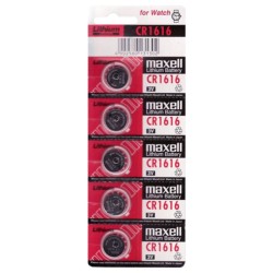 MAXELL BATTERIE LITIO CR1616 3V 5UDS