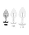 OHMAMA ANAL PLUG METAL BLACK 7 CM