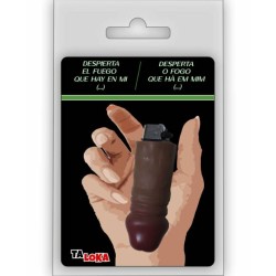 TALOKA - BRIQUET FANTASTIQUE EN FORME DE PÉNIS DE COULEUR MULATTO 100% RECHARGEABLE /es/pt/en/