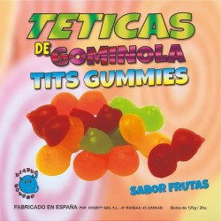 DIABLO GOLOSO - COFFRET DE GLOSSY TITS SAVEUR GUMMY FRUITS 6 COULEURS ET SAVEURS MADE IS SPAIN /es/pt/en/fr/it/