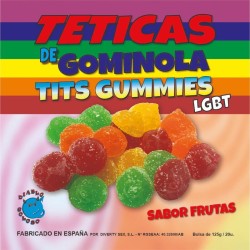 DIABLO GOLOSO - GUMMY BOX AVEC SUCRE SEINS SAVEUR FRUITS 6 COULEURS ET SAVEURS LGBT MADE IS SPAIN /es/pt/en/fr/it/
