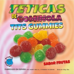 DIABLO GLOSOSO - COFFRET DE SUCRE SEINS SAVEUR GUMMY FRUITS 6 COULEURS ET SAVEURS MADE IS SPAIN /es/pt/en/fr/it/
