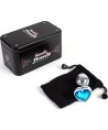 SECRETPLAY - PLUG ANAL EN MÉTAL COEUR BLEU PETITE TAILLE 7 CM