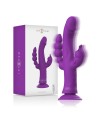 INTENSE - VIBRATEUR EN SILICONE CASANOVA RABBIT TRIPLE MOTEUR VIOLET