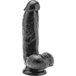 GET REAL - GODE 12 CM AVEC BOULES NOIRES