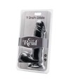 GET REAL - GODE 18 CM AVEC BOULES NOIR