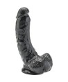 GET REAL - GODE 20,5 CM AVEC BOULES NOIRES