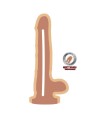 GET REAL - GODE DOUBLE DENSITÉ 12 CM BALLES PEAU