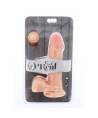 GET REAL - GODE DOUBLE DENSITÉ 18 CM BALLES PEAU