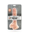 GET REAL - GODE DOUBLE DENSITÉ 25,5 CM BALLES PEAU