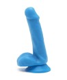 GET REAL - GODE HAPPY DICKS 12 CM BALLES BLEU