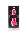 GET REAL - HAPPY DICKS 19 CM AVEC BALLES ROSE